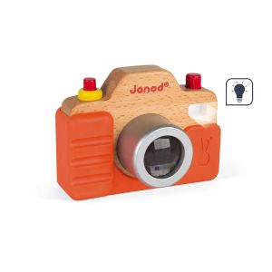 Janod |  Дървена играчка | Фотоапарат със звук