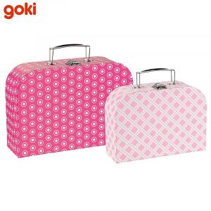 Goki | Комплект куфари | Розови игри
