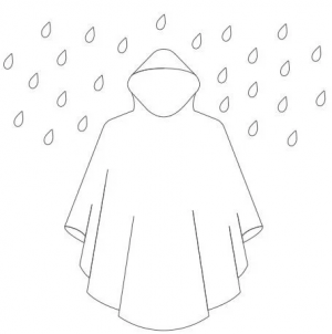 Legami | Дъждобран | Пончо с качулка