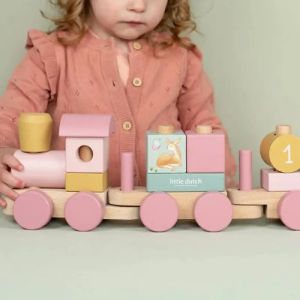 LITTLE DUTCH | Дървено Влакче от Модули | Fairy Garden FSC
